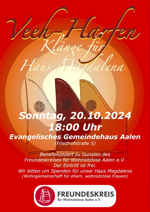 Plakat Veeh-Harfen-Klänge